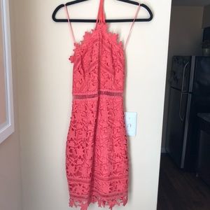 ASTR the label Coral Lace Dress